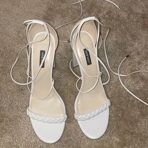 Off white size 12 Nine West sandals worn once